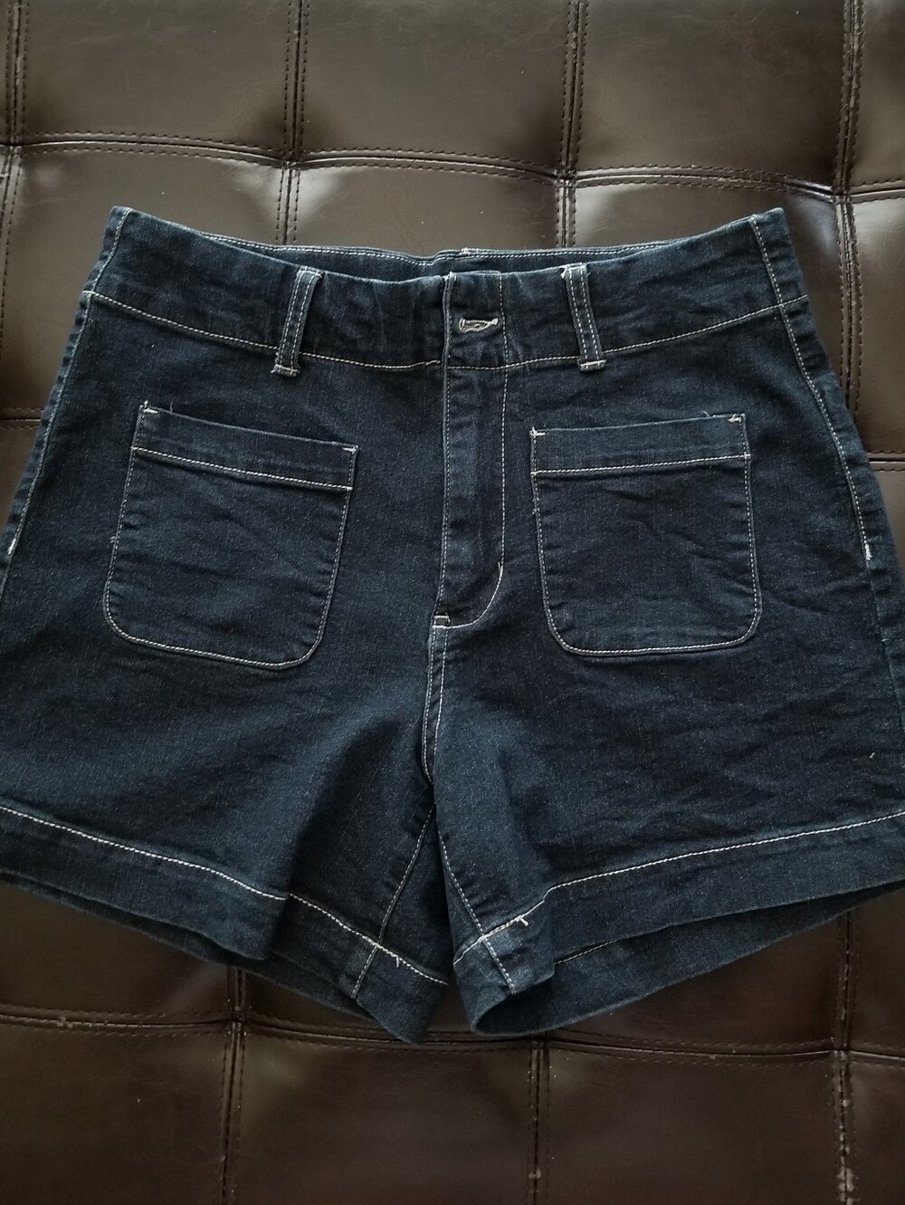 ❗Rachel Zoe High Waist Dark Blue Shorts Size 8❗
